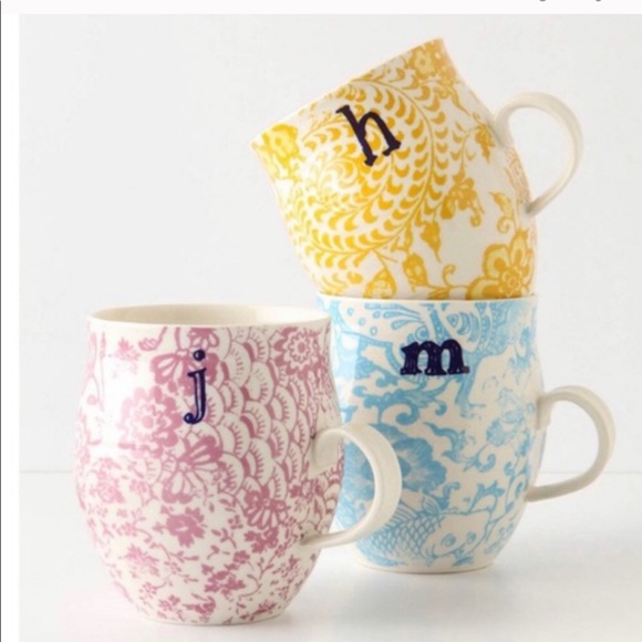 Anthropologie Monogramed Mug - Picture 1 of 16